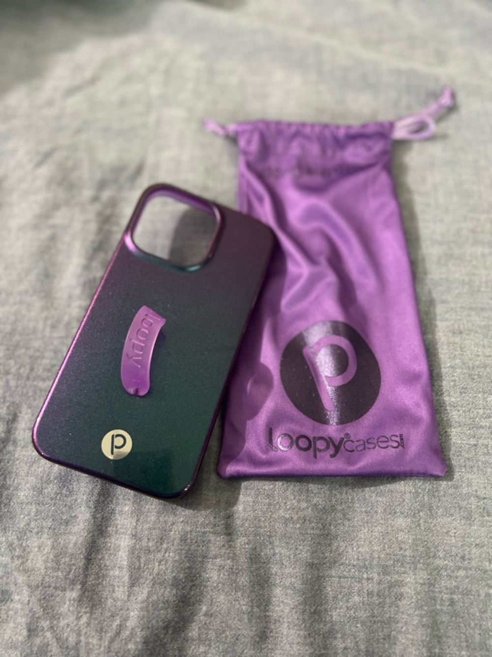 Loopy brand phone case Supernova Shimmer Purple shift case iPhone 13 Pro